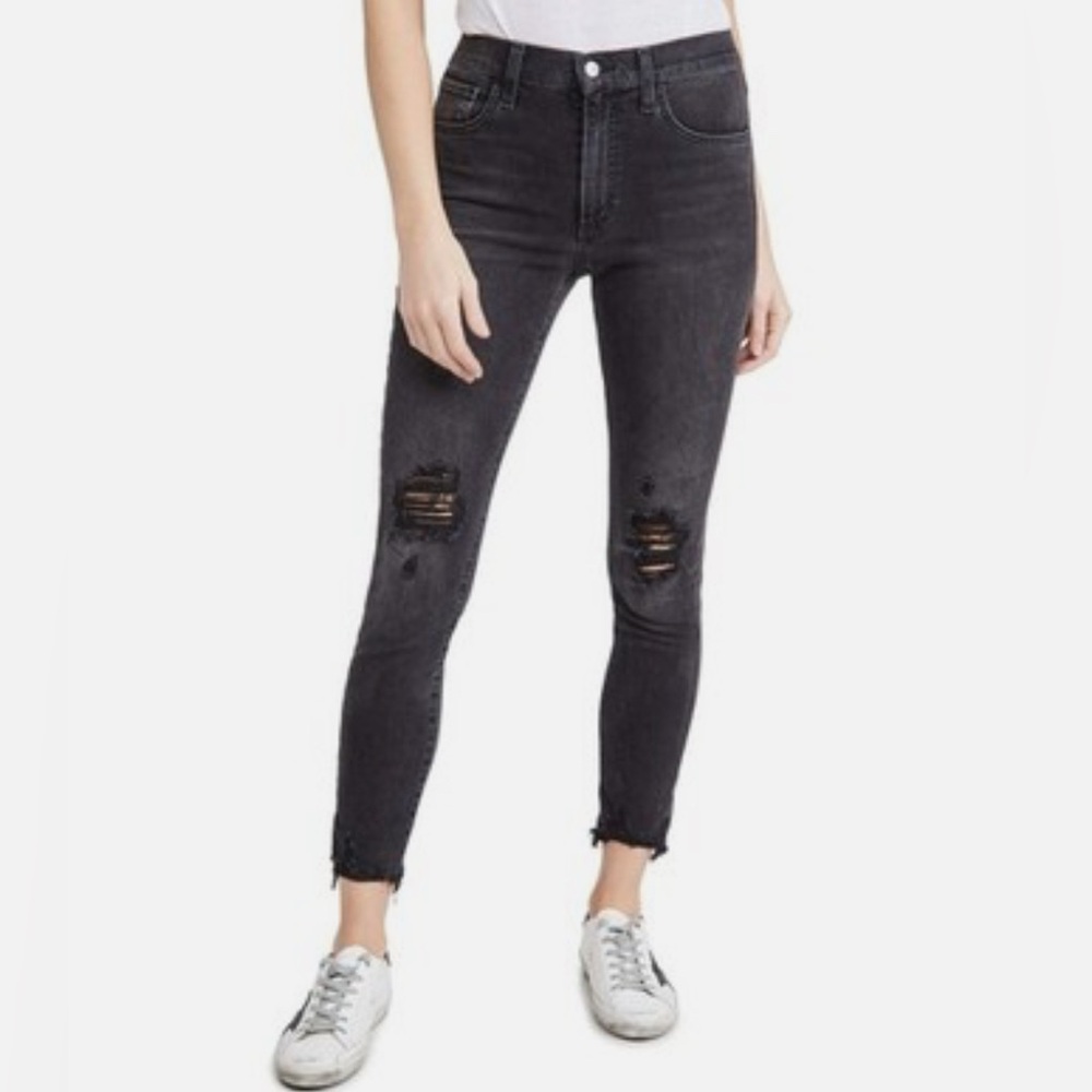 NWOT Joe's Jeans The Charlie High Rise Distressed Skinny Ankle
